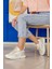 Hector Model 5 cm Tabanlı Yeni Sezon Snekars Spor Ayakkabı Bey.krem 2