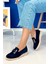 Zody Model 3 cm Tabanlı Tokalı Yeni Sezon Loafer Babet Lacı Suet 3