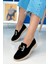 Zody Model 3 cm Tabanlı Tokalı Yeni Sezon Loafer Babet Sıy.suet 3