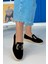 Zody Model 3 cm Tabanlı Tokalı Yeni Sezon Loafer Babet Sıy.suet 5