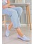 Pillow Model Gerçek Orjinal Deri Babet Loafer Bebe.mavı 5