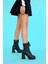 Rosa 8 cm Zara Model Bot Postal Siyah 2