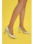 7 cm Kristal Topuk Ayakkabi Stiletto Gumus 1