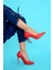 Gina Model 10 cm Topuklu Stiletto Topuklu Ayakakbı Kırmızı 1