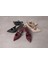 P2007 Model 4 cm Topuklu Toka Detaylı Topuklu Ayakkabı Stiletto Bordo Rgn 3