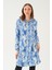 4236A Desenli Tunik Saks 3