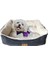Petty Comfort- Kedi Yatağı-Köpek Yatağı- Yıkanabilir-Elyaf Dolgulu-Antrasit Içi Peluş Small (Yurt Dışından) 2