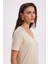 Super Soft V Yaka Kısa Kol Tişört 3