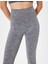 Dikişsiz Tayt Spor Yüksek Bel Tül Detaylı Kırçıllı Slim Fit 5