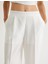 x Melis Ağazat - Geniş Paça Pantolon Tensel Kumaş Yarım Astarlı Pile Detaylı Cepli 5