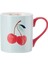 Fine China 280ML Düz Taraflı Kupa Kiraz 1