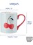Fine China 280ML Düz Taraflı Kupa Kiraz 2