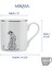 Fine China 280ML Düz Taraflı Kupa Çita 1
