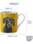 Mkcandasch Fine China 280ml Düz Taraflı Kupa Dashchund 2
