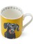 Mkcandasch Fine China 280ml Düz Taraflı Kupa Dashchund 1