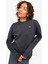 Jxabbie Kadın Gri Sweatshirt 12223962-DARKGREYMELANGE 2