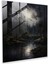Gece Yarısı Serenity Cam Baskı - Gece Yarısı, Cam Baskı, Cam Sanatı, Görkemli Ağaçlar, 30X30 1