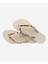 Slim Luxury Beige Kadın Gold Terlik 4