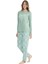 Kadın Mint Yuvarlak Yaka Pijama Takımı 2