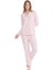 Kadın Pembe Boydan Patlı Pijama Takımı 1