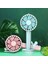USB Mini Handhd Fan Taşınabilir Stand Tabanlı Fildişi Beyaz (Yurt Dışından) 2