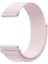 Samsung Galaxy Watch 7 44MM Kordon Cırtcırt Kumaş Ayarlanabilir Açık Pembe 1