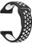 Samsung Galaxy Watch 7 44MM Kordon Delikli Çift Renk Silikon Gri 1