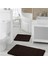 Doğal Kaymaz Taban 2'li Soft Shaggy Banyo Paspası 60X100 - 50X60 1