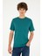 U.S. Polo Assn. Erkek Koyu Yeşil Basic T-Shirt 50294224-VR101 3