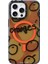 Apple iPhone 14 Pro Max Uyumlu Kılıf Magsafe Özellikli Bee Brown Tasarımlı Youngkit Funny Serisi Turuncu 1