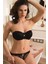 Shopidik Dantelli Balenli Dolgulu Push Up Sütyen Slip Pelerin Takım 3