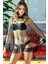 Shopidik Dantelli Balenli Dolgulu Push Up Sütyen Slip Pelerin Takım 4