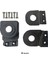 Audi A6 2006 - 2009 Uyumlu Sağ ve Sol Tamir Kiti Set Plastik Ayak Set 3