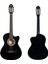 CG-395BK Siyah Klasik Gitar 4/4 Sap Ayarlı Kesik Kasa Full Set (Çanta Askı Tuner Metod Pena) 3