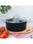 Granit Tencere Derin Siyah- Inox 1