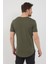 Erkek Koyu Haki Pis Yaka Salaş T-SHIRT-TCPS001R67S 5