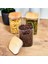 Home 6'lı 1000 ml Bambu Kapaklı Kare Cam Baharatlık Drajelik ve Erzak Kabı 5
