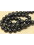 Çeyrek Dizi (9cm Uzunluğundadır!) Shungite (Şungit) Taşı Çeyrek Dizi 8mm 4
