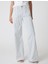 Normal Bel Düz Paça Kot Pantolon Pamuklu Düğmeli - Balloon Fit Jeans 3