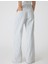 Normal Bel Düz Paça Kot Pantolon Pamuklu Düğmeli - Balloon Fit Jeans 4