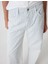 Normal Bel Düz Paça Kot Pantolon Pamuklu Düğmeli - Balloon Fit Jeans 5