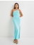 x Şahika Ercümen - Tek Omuz Elbise Yırtmaçlı Slim Fit 3