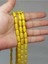 Bileklik Boy Ahşap Silindir Kesim Yarım Dizi 7*14MM Sarı (51430) (18CM Uzunluğundadır) 1