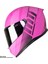 Motosiklet Kadın Kaskı 22.R06 Sertifika Güneş Vizörlü Fiber Kask Full Face Motor Kask Furchsia Lady 2