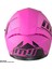 Motosiklet Kadın Kaskı 22.R06 Sertifika Güneş Vizörlü Fiber Kask Full Face Motor Kask Furchsia Lady 3