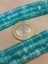Bileklik Boy Amazonit Taşı Şekilli 3X6MM Yarım Dizi (49350) (18CM Uzunluğundadır) 2