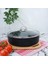 Granit Basık Tencere Siyah - Inox 1