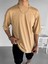 Abluka Online Oversize Basic T-Shirt Açık Kahve 1