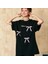 Y2K Kurdela Baskılı Oversize T-Shirt L 1
