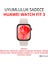 Huawei Watch Fit 3 ile Uyumlu Ekran Koruyucu Temperli Cam Kasa Koruyucu Kılıf Sert Pc 2